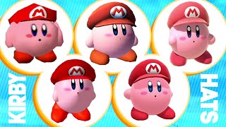Smash Bros. Kirby Hats - A Visual History (N64, Melee, Brawl, Wii U, Ultimate)
