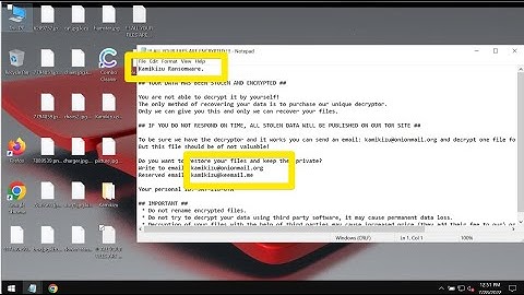 Kamikizu ransomware [.kizu file virus] removal instructions.