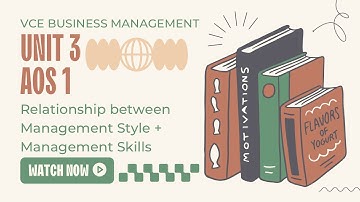 The Relationship Between Management Styles and Skills | VCE Business Management Unit 3 AOS 1