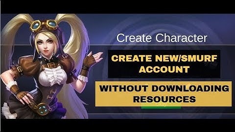 HOW TO CREATE NEW ACCOUNT IN MOBILE LEGENDS | WITHOUT DOWNLOADING RESOURCES | MLBB | #SebyoTV