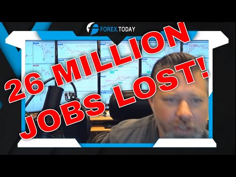 Live Forex Trading – Wild Weekly Jobless Claims Live – Thursday 23 April  2020