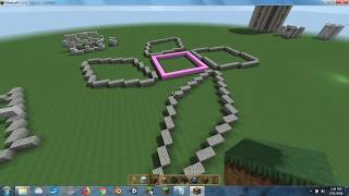 Building Diagonally In Minecraft Part 1 - Introduction and Foundation