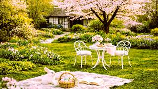Tranquil Spring Garden Picnic Ambience | Soft Piano for Relaxation screenshot 5