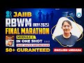 JAIIB RBWM (Nov 2025) FINAL MARATHON | JAIIB RBWM Module C Marathon | Must Watch Before Exam