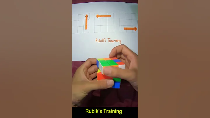 how to solve rubik's cube 3x3 - cube solve magic trick #rubikscube