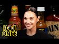 Gal Gadot Does a Spit Take While Eating Spicy Wings | Hot Ones