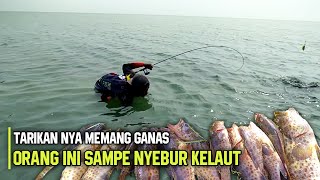 cara mancing kerapu di bebatuan || menggunakan umpan tiruan/ultra light casting