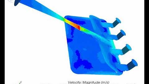 Intake CFD simulation
