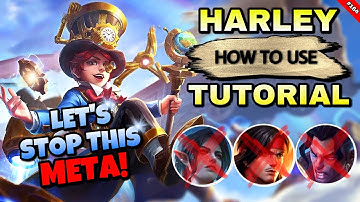 HARLEY TUTORIAL 2023 | HOW TO USE HARLEY | HOW TO COUNTER META HEROES | HARLEY TIPS & TRICKS | MLBB