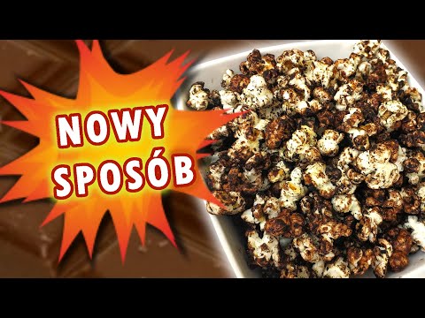 Wideo: Czekoladowy Popcorn Karmelowy Z Orzechami I żurawiną