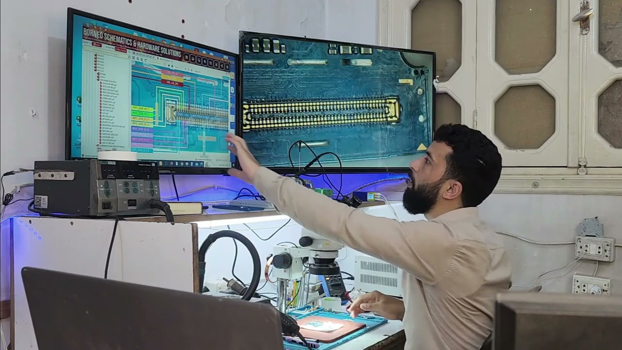 عملية صيانة لهاتف سامسونغ A12/A125 طاقي