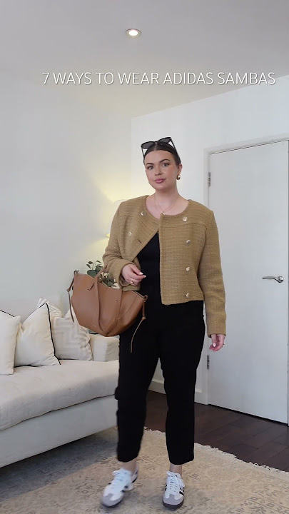 7 ways to wear adidas sambas 🫶🏼 links on my LTK. #midsizefashion #chicoutfit #stylingtips #sambas