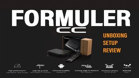 Formuler CC 4K IPTV Unboxing, Setup and Review