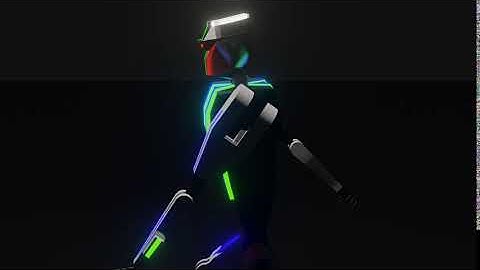 Robot Walk Animation Blender 3D