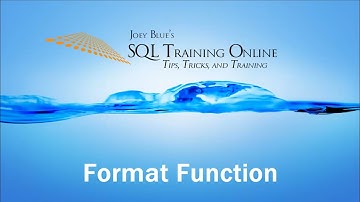 SQL Format Function - SQL Training Online - Quick Tips Ep50