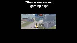 watching lou wan gaming trying reflex @louwangg #bgmi #pubg