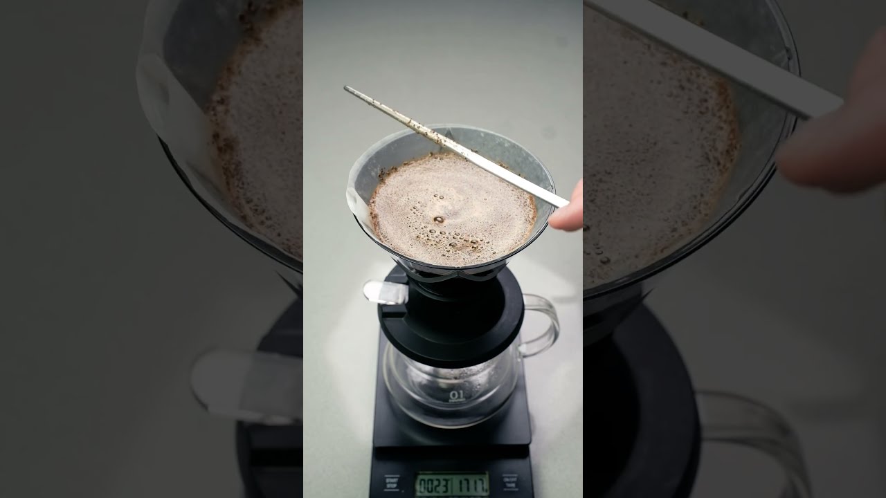 How We Use The Switch To Make A Very Sweet Coffee With Great Texture 