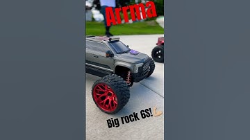 Arrma big rock 6s grey and the red!💪🏼🏆 gotta get more videos of these beasts !#arrma #rcbash