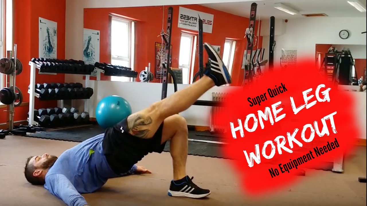 Super Fast Home Bodyweight Leg Burnout No Equipment Needed