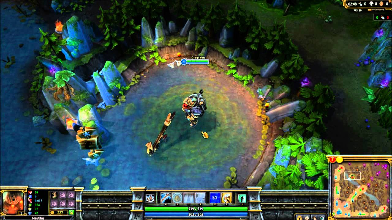 League Of Legends Nautilus Skin Preview - YouTube