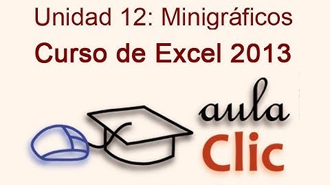 Curso de  Excel 2013. 12.5. Minigráficos.