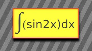 Integrating sin(2x) | Integration of sin(2x) | Integral of sin(2x)