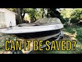 Our First Customer is a DOOZY! Restoring a fiberglass boat