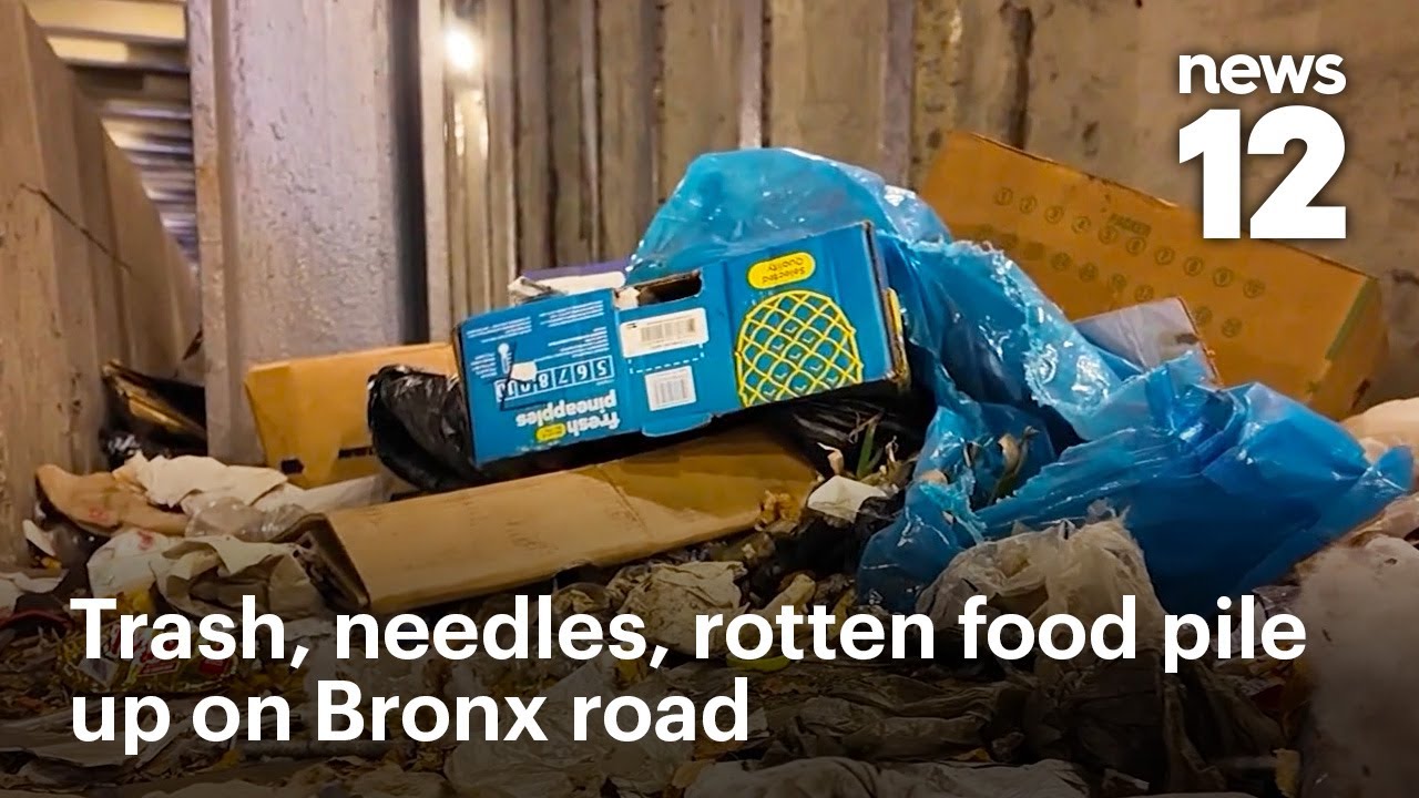 Жители Бронкса выражают обеспокоенность по поводу скопления мусора, заполняющего туннель | Новост...