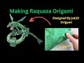 Making Rayquaza In Origami Tutorial 