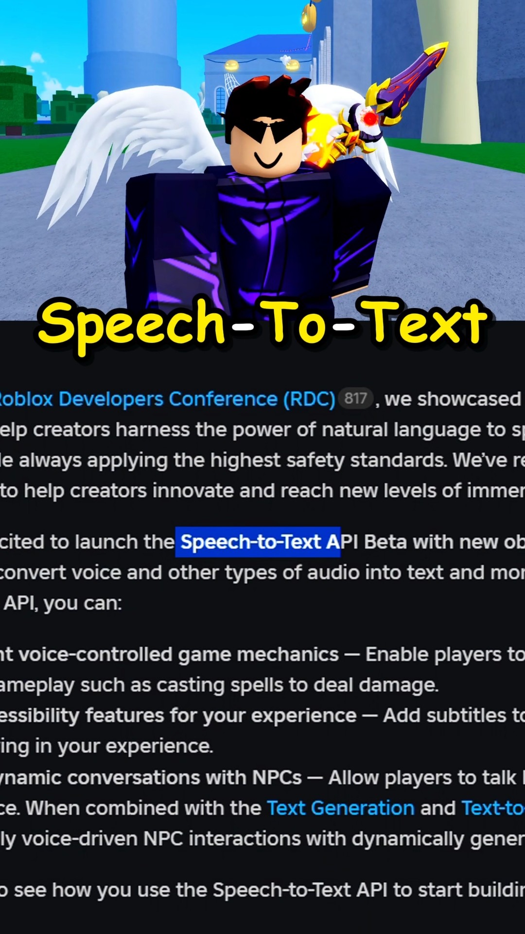 ROBLOX NEWS Roblox New Update Speech To Text Feature YouTube Oardefault 