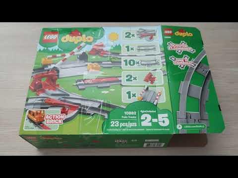 Lego Duplo Train Tracks Extension set 10882 Review ENG 