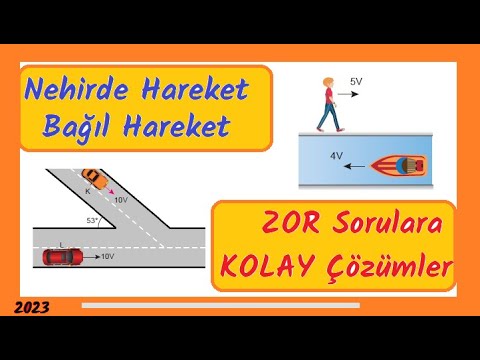 Nehirde Hareket / Bağıl Hareket Genel Tekrar Soruları