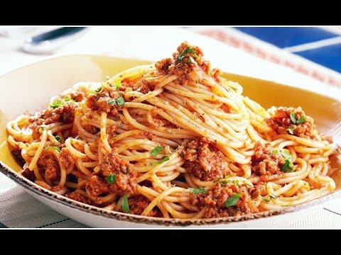 Видео рецепт Спагетти с  фаршем