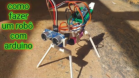 como fazer um robô "quadrúpede lova deus" com arduino