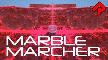 MARBLE MARCHER: Real-Time Ray Tracing on Fractal Race Courses! (Experimental game)