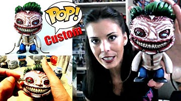 Custom Funko Pop New 52 Joker ( A DIY sculpt + repaint Joker Death of the family Vinyl figure )