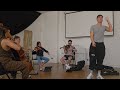 Ren rehearsing with strings for Money Game 3