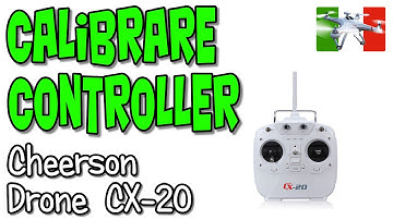 Calibrare CX-20 Open Source Controller - ITA - Calibrate Quanum Nova/Cheerson CX-20 Transmitter
