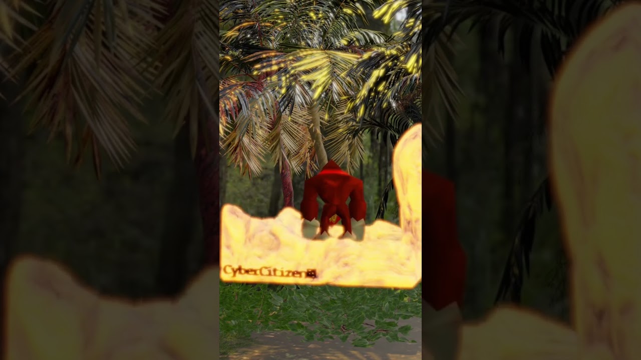 Masterpiece I Made in Blender Called “Donkey Kong Lava Cube”
