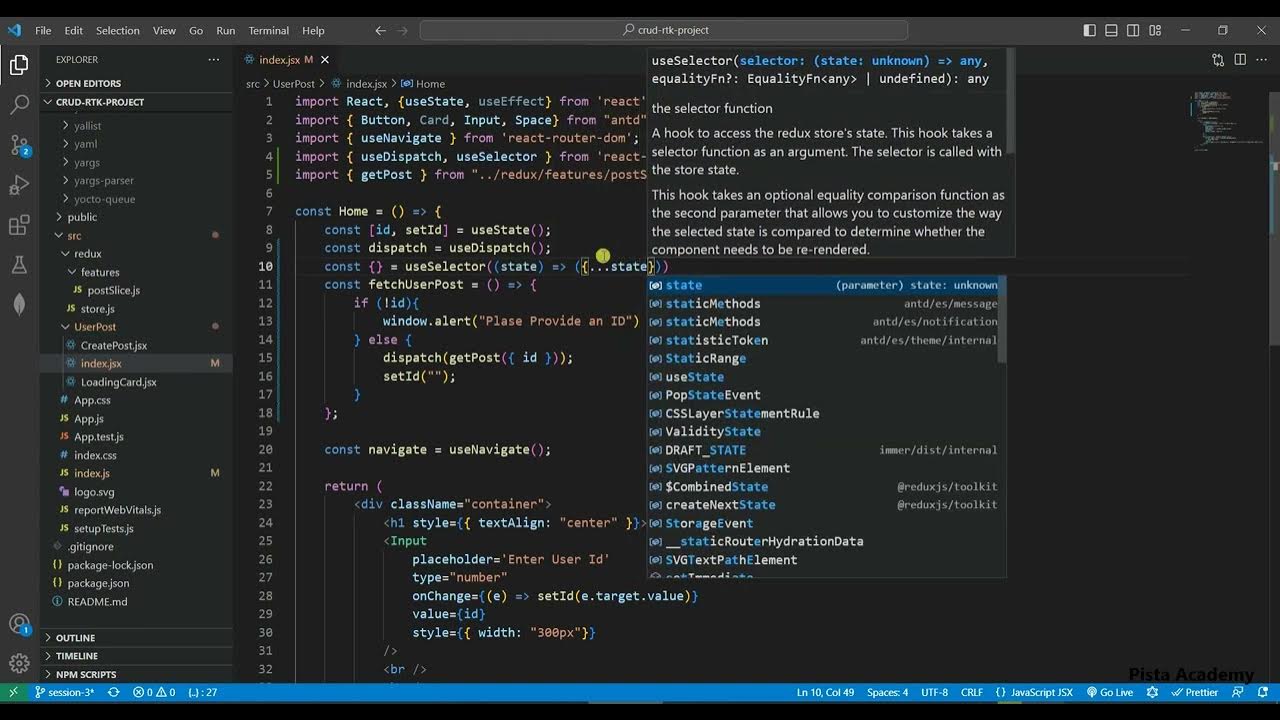 Redux Toolkit & Redux Toolkit Query جلسه سیزدهم YouTube