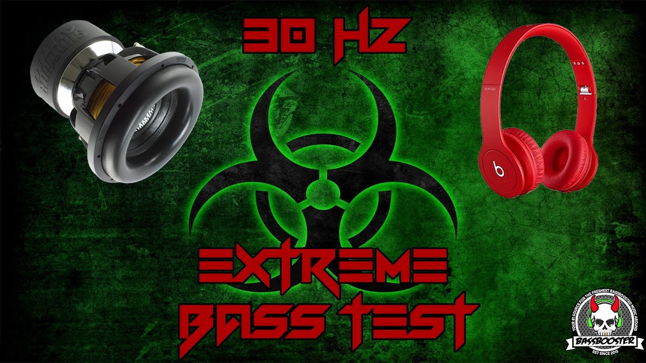 Woofer cooker EXTREME BASS TEST ULTRA LOW BASS EXCURSION TEST 30Hz Subwoofer  & Headphone bass tester - YouTube
