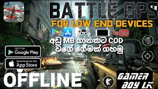 BATTLE OPS OFFLINE | සිංහල Gameplay | GamerboyLK screenshot 5