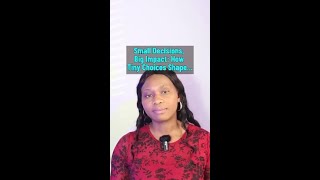 Small Decisions, Big Impact  How Tiny Choices Shape Your Day #relationship #fastingmotivation #