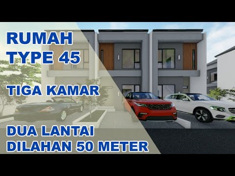 RUMAH TYPE-45/50 DUA LANTAI - YouTube