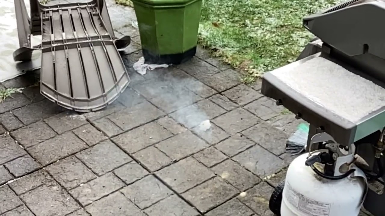Putting firecracker in a snow ball