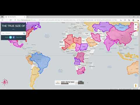 Top 25 largest countries in the world