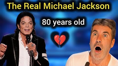 85-Year-Old  legend Michael Jackson Look Alike Sings and Thrills AGT Audience | Live AGT | #Afropop