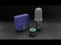 3D Hangouts – Media Dial, Dune Thumper and Floppy Disk Piggy Bank