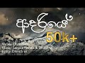 DHINITH SRI - ADARIYE LYRICS - (ආදරියේ) | [LYRICS BY  BIG PUNK]