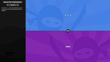 Selector Showdown: A game about CSS selector specificity | Trailer